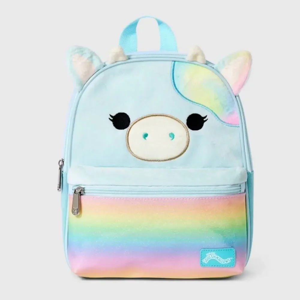 Squishmallows Mini Cow 11” Kids Backpack